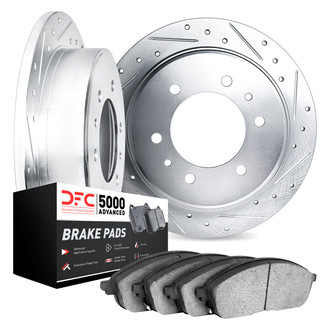 DFC® - PRO-KIT 5000 Drilled and Slotted Rear Brake Kit