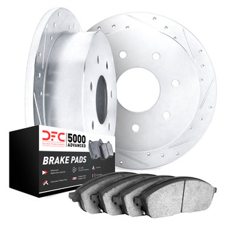 DFC® - PRO-KIT 5000 Drilled and Slotted Rear Brake Kit