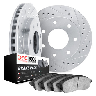 DFC® - PRO-KIT 5000 Drilled and Slotted Front Brake Kit