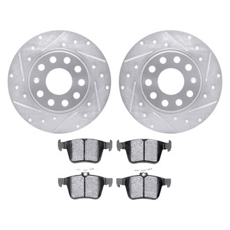 DFC® - PRO-KIT 5000 Drilled and Slotted Rear Brake Kit