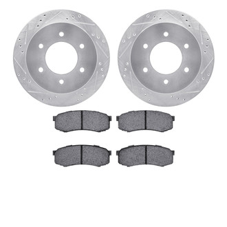 DFC® - PRO-KIT 5000 Drilled and Slotted Rear Brake Kit
