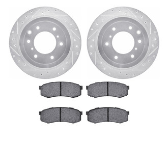 DFC® - PRO-KIT 5000 Drilled and Slotted Rear Brake Kit
