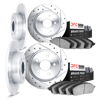 DFC® - PRO-KIT 5000 Drilled and Slotted Brake Kit