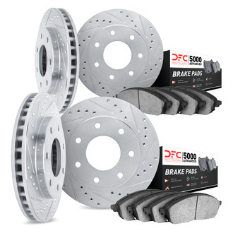 DFC® - PRO-KIT 5000 Drilled and Slotted Front and Rear Brake Kit