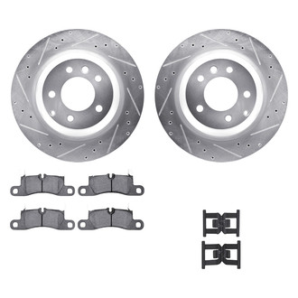DFC® - PRO-KIT 5000+ Drilled and Slotted Rear Brake Kit