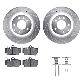 DFC® - PRO-KIT 5000+ Drilled and Slotted Rear Brake Kit