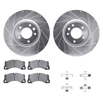 DFC® - PRO-KIT 5000+ Drilled and Slotted Front Brake Kit