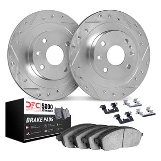 DFC® - PRO-KIT 5000+ Drilled and Slotted Front Brake Kit