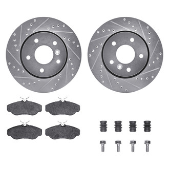 DFC® - PRO-KIT 5000+ Drilled and Slotted Front Brake Kit