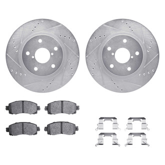 DFC® - PRO-KIT 5000+ Drilled and Slotted Front Brake Kit