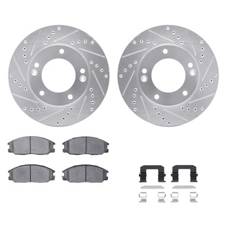 DFC® - PRO-KIT 5000+ Drilled and Slotted Front Brake Kit