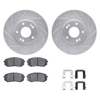 DFC® - PRO-KIT 5000+ Drilled and Slotted Front Brake Kit