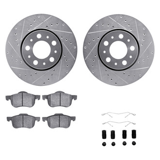 DFC® - PRO-KIT 5000+ Drilled and Slotted Front Brake Kit