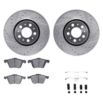 DFC® - PRO-KIT 5000+ Drilled and Slotted Front Brake Kit