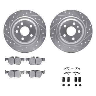 DFC® - PRO-KIT 5000+ Drilled and Slotted Rear Brake Kit