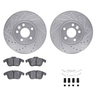 DFC® - PRO-KIT 5000+ Drilled and Slotted Front Brake Kit