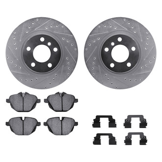 DFC® - PRO-KIT 5000+ Drilled and Slotted Rear Brake Kit