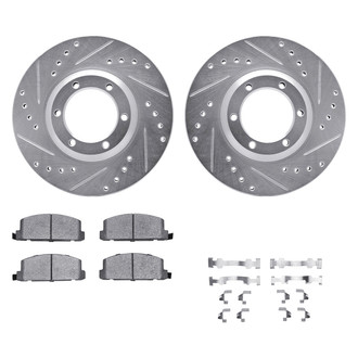 DFC® - PRO-KIT 5000+ Drilled and Slotted Front Brake Kit