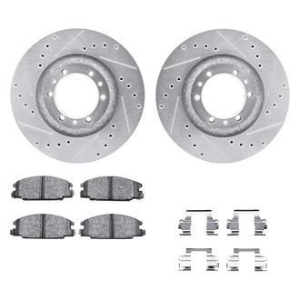 DFC® - PRO-KIT 5000+ Drilled and Slotted Front Brake Kit