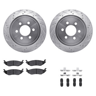 DFC® - PRO-KIT 5000+ Drilled and Slotted Rear Brake Kit