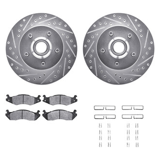 DFC® - PRO-KIT 5000+ Drilled and Slotted Front Brake Kit