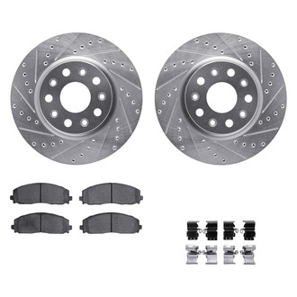 DFC® - PRO-KIT 5000+ Drilled and Slotted Front Brake Kit