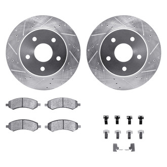 DFC® - PRO-KIT 5000+ Drilled and Slotted Front Brake Kit
