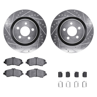 DFC® - PRO-KIT 5000+ Drilled and Slotted Front Brake Kit