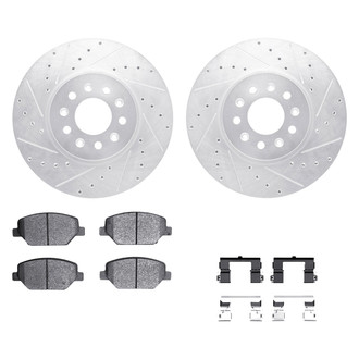 DFC® - PRO-KIT 5000+ Drilled and Slotted Front Brake Kit