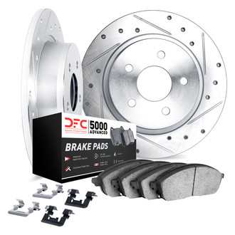 DFC® - PRO-KIT 5000+ Drilled and Slotted Front Brake Kit