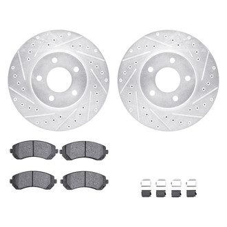 DFC® - PRO-KIT 5000+ Drilled and Slotted Front Brake Kit