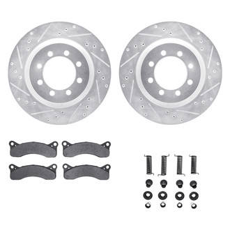 DFC® - PRO-KIT 5000+ Drilled and Slotted Front Brake Kit