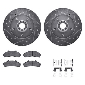 DFC® - PRO-KIT 5000+ Drilled and Slotted Front Brake Kit