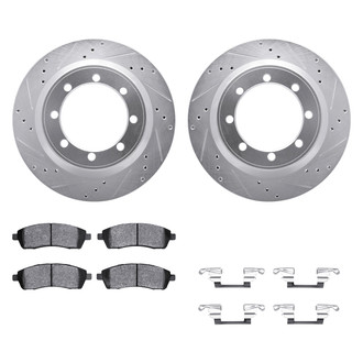 DFC® - PRO-KIT 5000+ Drilled and Slotted Rear Brake Kit