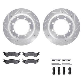 DFC® - PRO-KIT 5000+ Drilled and Slotted Rear Brake Kit