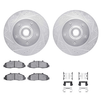 DFC® - PRO-KIT 5000+ Drilled and Slotted Front Brake Kit