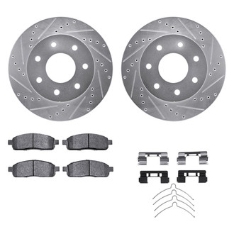 DFC® - PRO-KIT 5000+ Drilled and Slotted Front Brake Kit