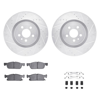 DFC® - PRO-KIT 5000+ Drilled and Slotted Front Brake Kit