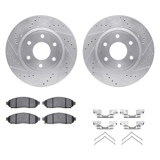 DFC® - PRO-KIT 5000+ Drilled and Slotted Front Brake Kit