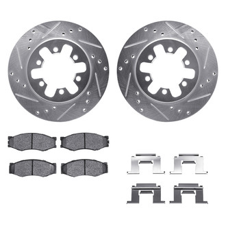 DFC® - PRO-KIT 5000+ Drilled and Slotted Front Brake Kit
