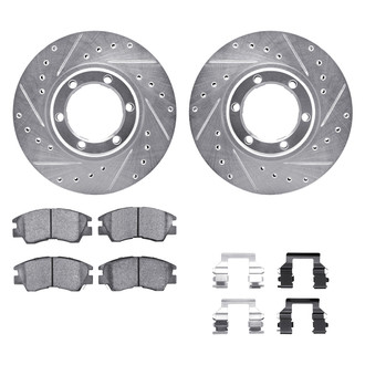 DFC® - PRO-KIT 5000+ Drilled and Slotted Front Brake Kit