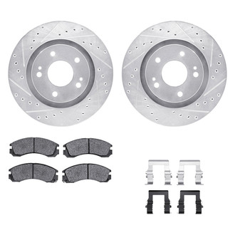 DFC® - PRO-KIT 5000+ Drilled and Slotted Front Brake Kit