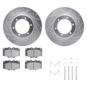 DFC® - PRO-KIT 5000+ Drilled and Slotted Front Brake Kit