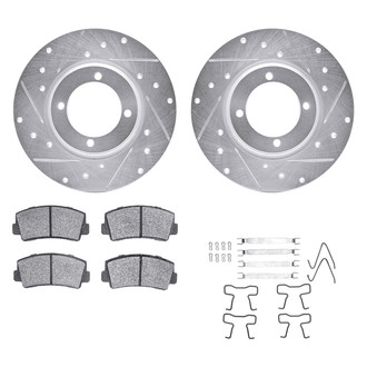 DFC® - PRO-KIT 5000+ Drilled and Slotted Front Brake Kit