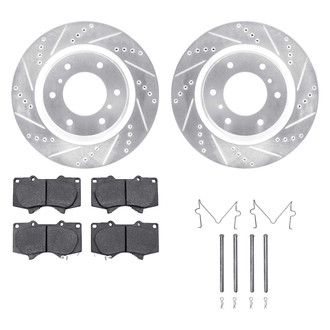 DFC® - PRO-KIT 5000+ Drilled and Slotted Front Brake Kit