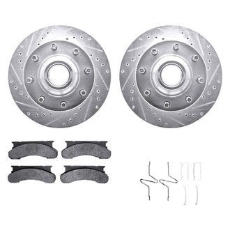 DFC® - PRO-KIT 5000+ Drilled and Slotted Front Brake Kit