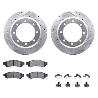 DFC® - PRO-KIT 5000+ Drilled and Slotted Rear Brake Kit