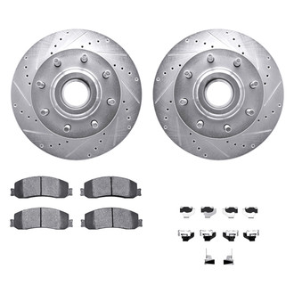 DFC® - PRO-KIT 5000+ Drilled and Slotted Front Brake Kit