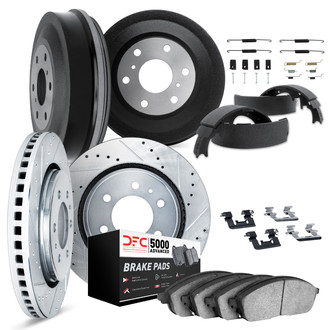 DFC® - PRO-KIT 5000+ Drilled and Slotted Front and Rear Brake Kit