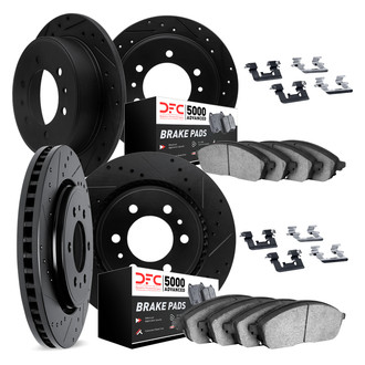 DFC® - PRO-KIT 5000 Drilled and Slotted Brake Kit